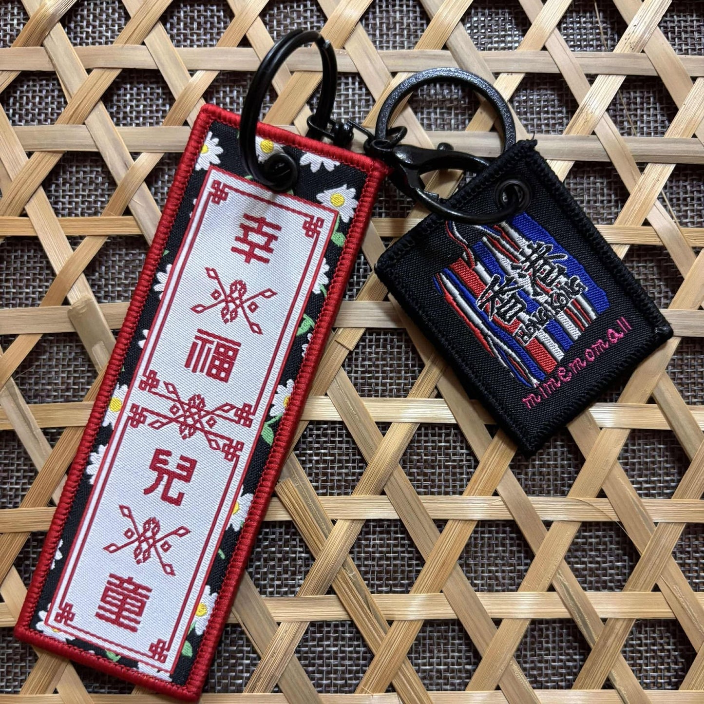 MIMEMOMALL 両面キーホルダー 《長命富貴》 香港製