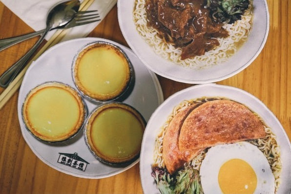 香港茶餐廳ミニタオル