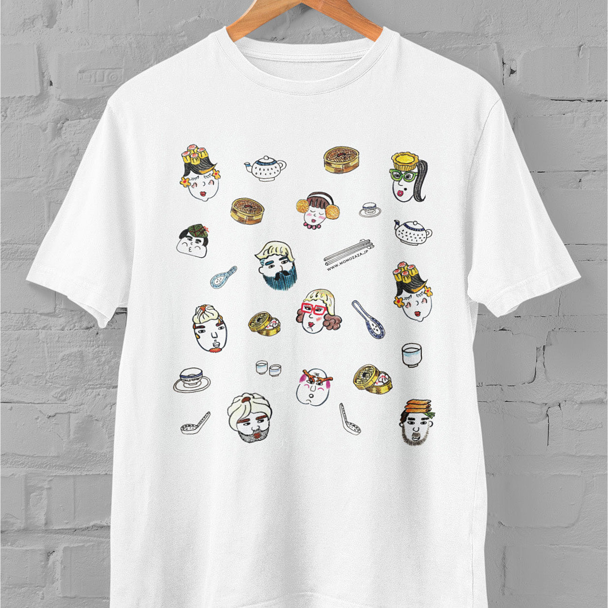 MOMOZAZA Tシャツ・点心家族