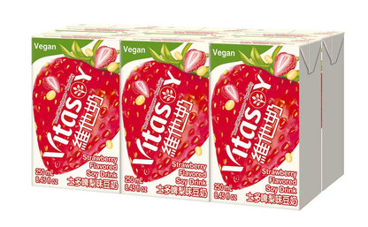 ビタソイ いちご豆乳飲料250ml 6個紙パック入り