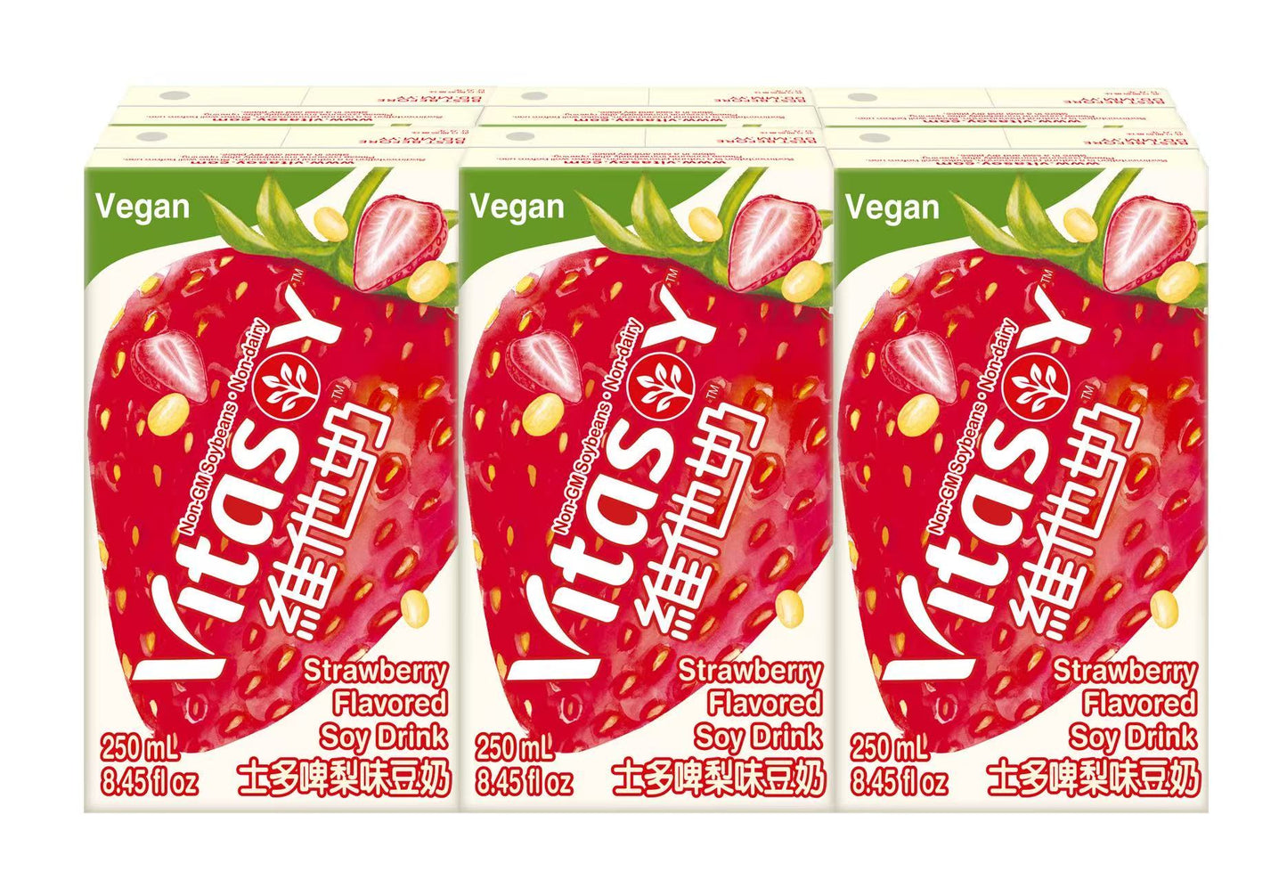 ビタソイ いちご豆乳飲料250ml 6個紙パック入り