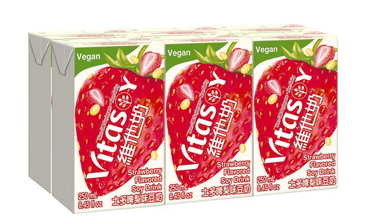 ビタソイ いちご豆乳飲料250ml 6個紙パック入り
