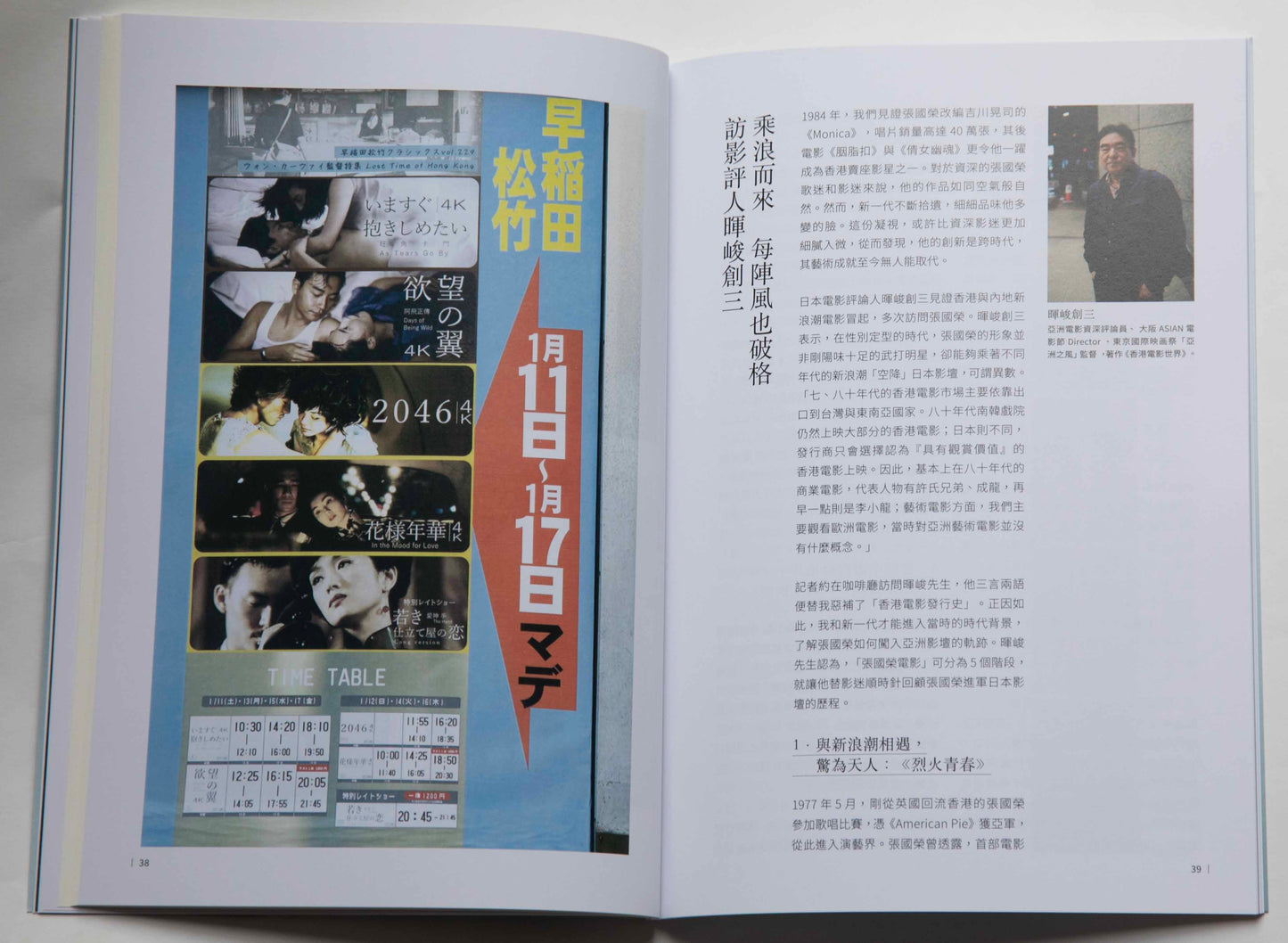 《張國榮 A BIT BLUE OVER THE EAST》 ※送料込み・単独発送