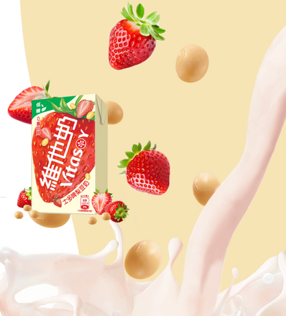 ビタソイ いちご豆乳飲料250ml 6個紙パック入り
